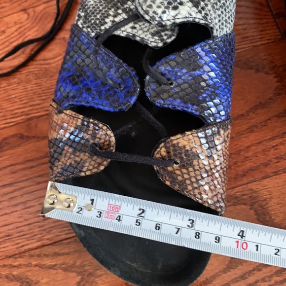 Leather Birkenstock platform - Picture 7 of 9